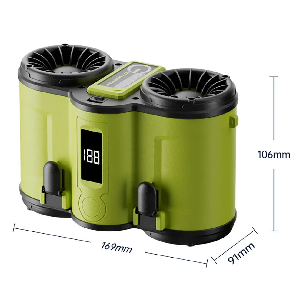 Trendbay 10000mAh Outdoor Hanging Waist Fan