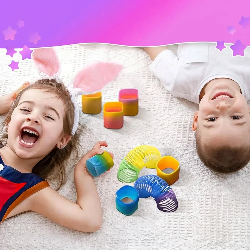Trendbay Rainbow Magic Spring Mini Plastic Fidget Toys