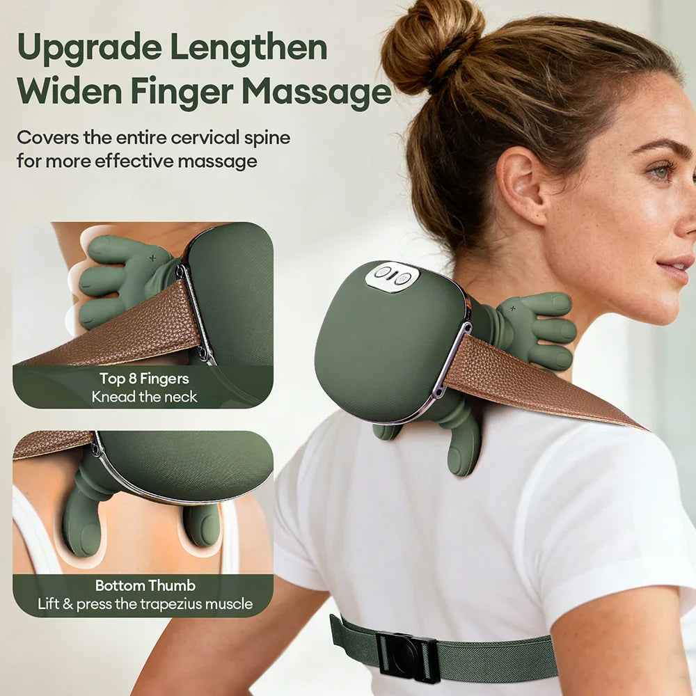 Trendbay 4D Neck & Shoulder Kneading Massager with Wireless Design