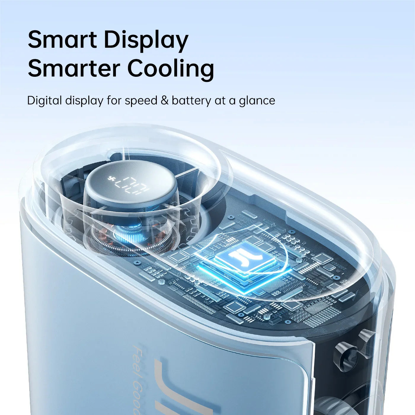 Trendbay Portable Wearable Neck & Waist Fan