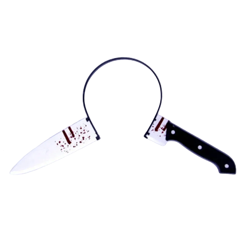 Trendbay Halloween Fake Blood Knife Headband