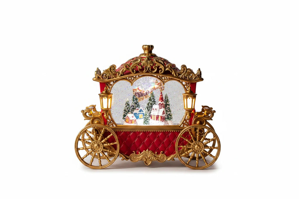 Trendbay Christmas Santa Snow Globe Music Box