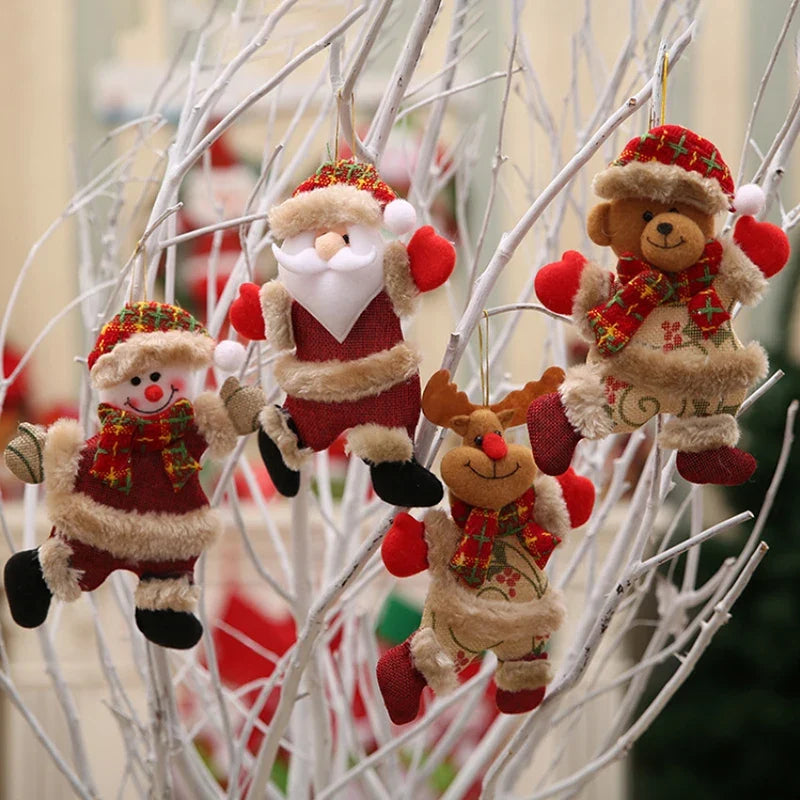 Trendbay 4pcs DIY Merry Christmas Hanging Ornaments Set For Decor