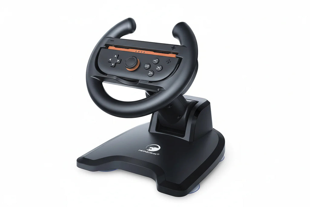 Trendbay Universal Racing Wheel Stand for Switch – Joy-Con Steering Wheel Controller with Suction Base