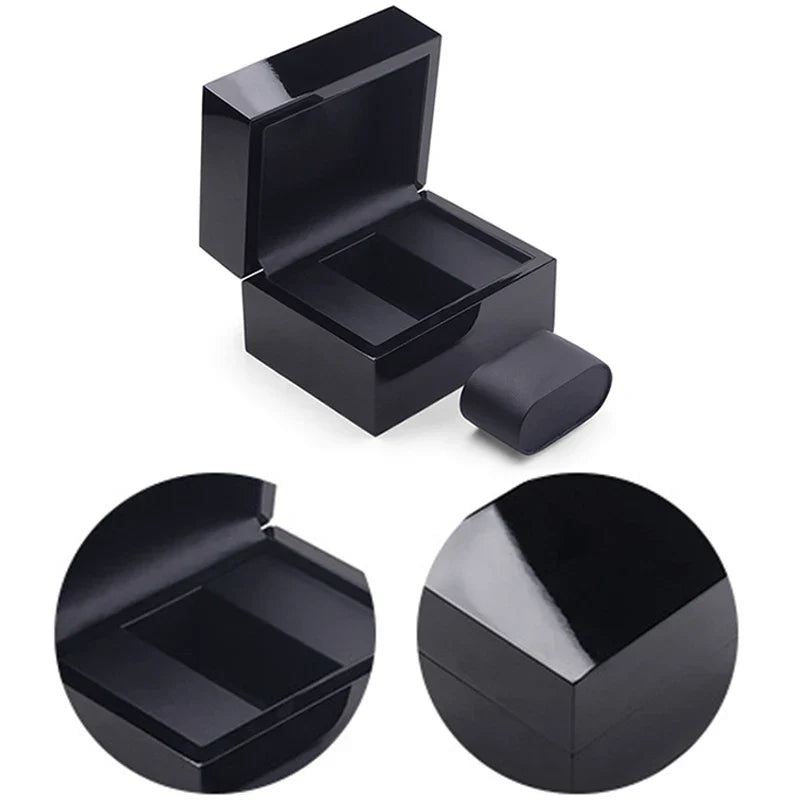 Trendbay Premium Wooden Watch Storage Box – Luxury Watch & Jewelry Display Case with Soft Interior
