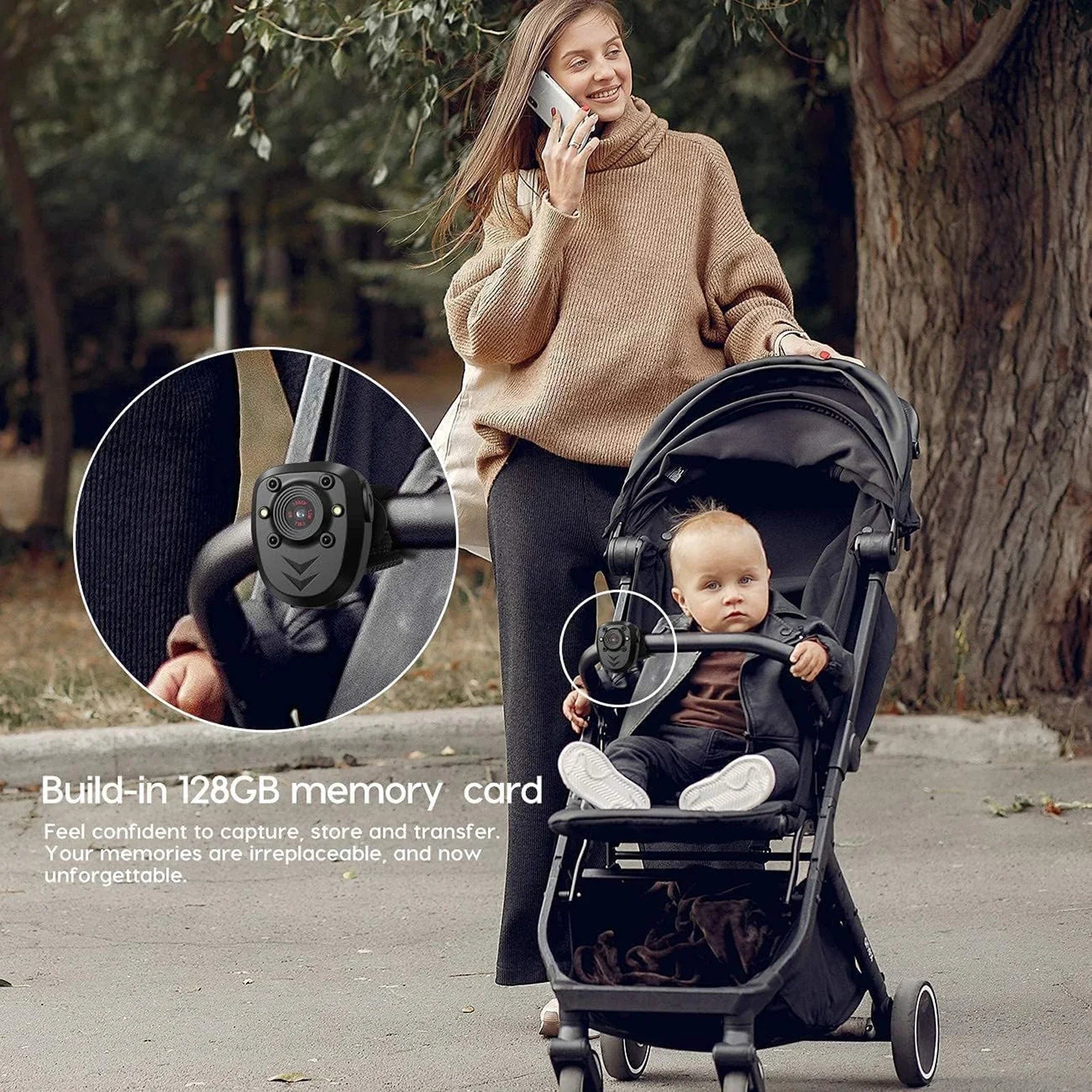 Trendbay Mini Body Camera – 1080P HD Wearable Recorder with 32GB & Night Vision