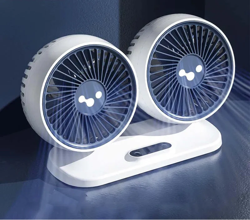 Trendbay USB Dual Head Cooling Fan with Independent Switch