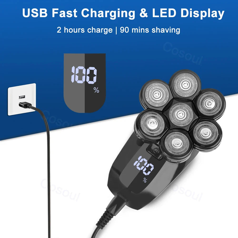 Trendbay 7D Floating Electric Shaver for Men