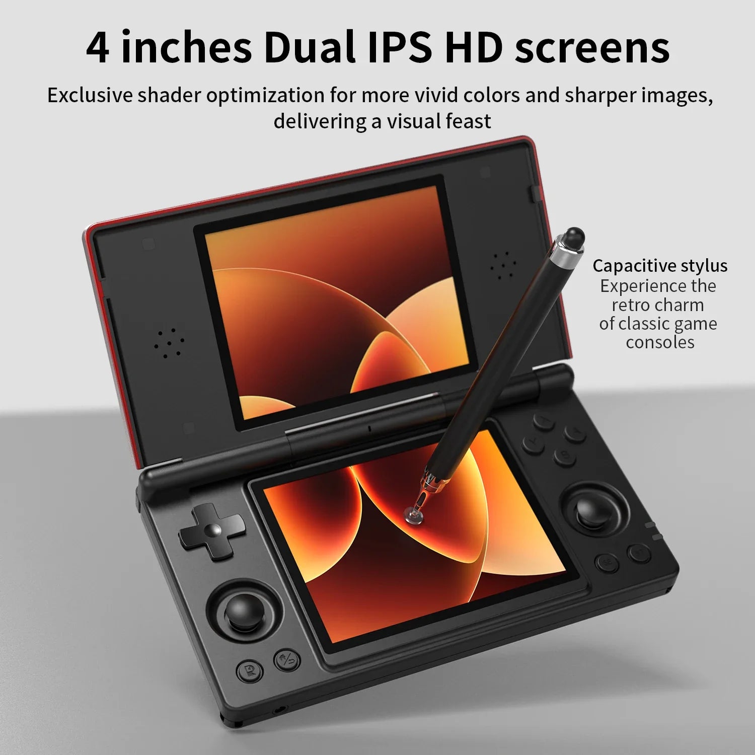 Trendbay Dual-Screen Android Handheld Game Console (4K GAMES)