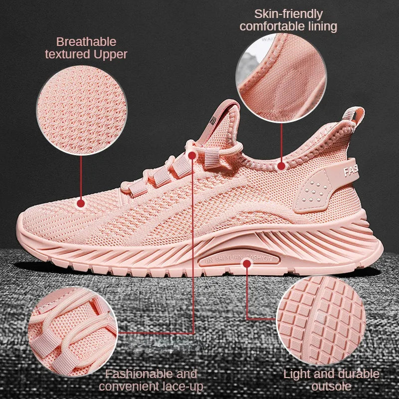Trendbay Women's Breathable Mesh Casual Sneakers