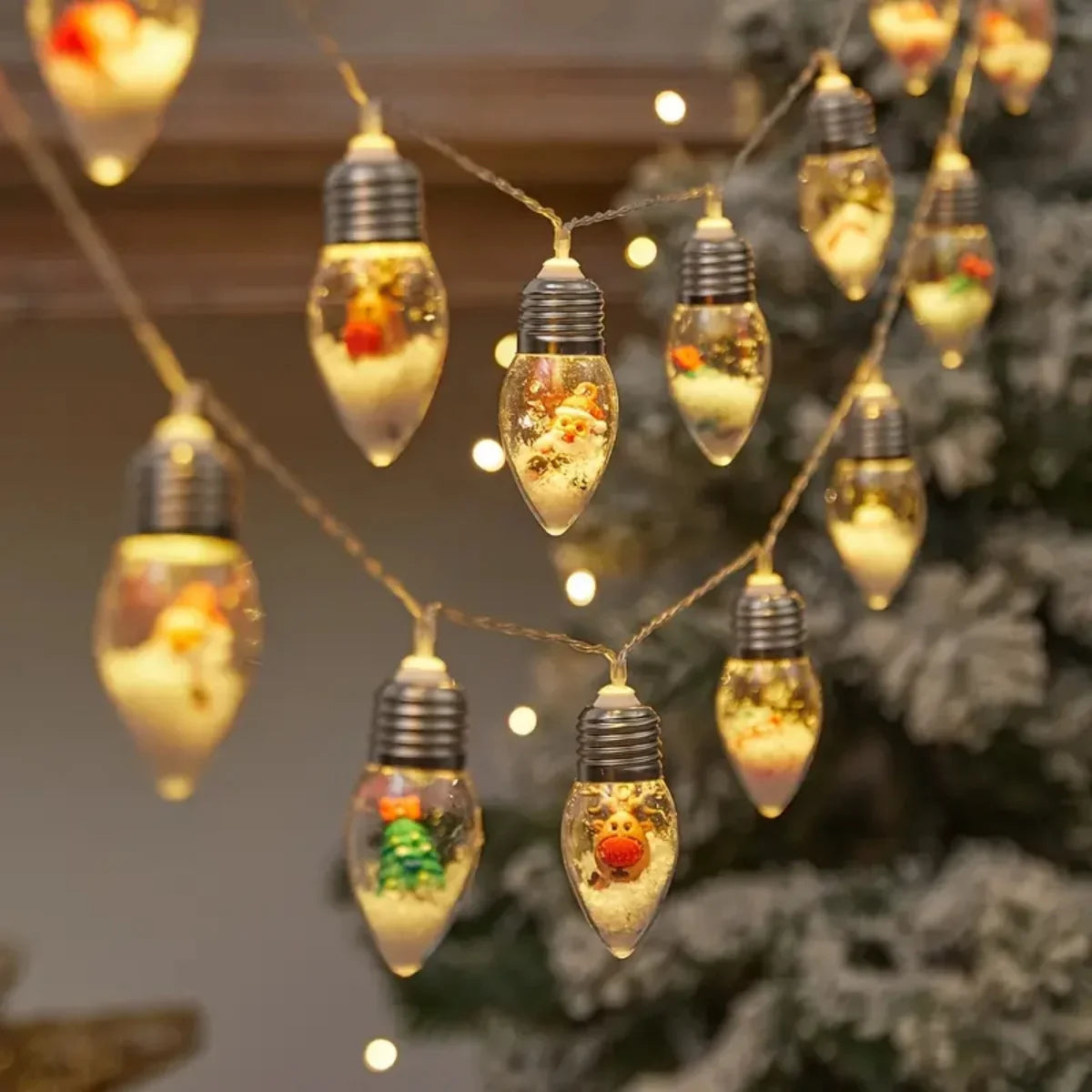 Trendbay 1.5M 10-LED Christmas Snowball String Lights