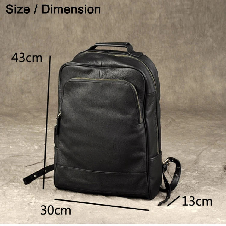 Trendbay Men's Leather Backpack