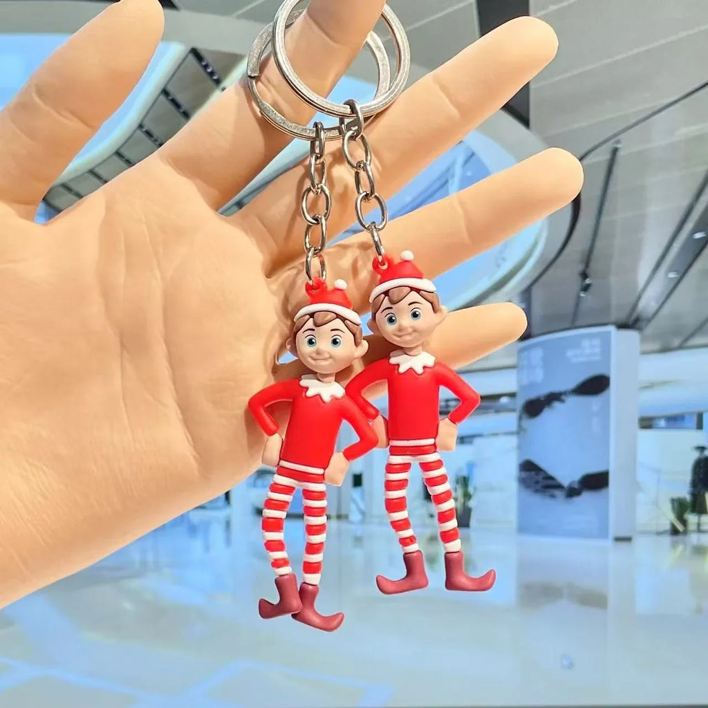 Trendbay Christmas Long-Legged Doll Keychain Festive Ornament and Gift