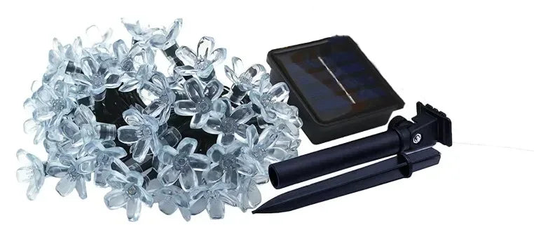Trendbay 5M 20-LED Blue Solar Cherry Blossom String Lights