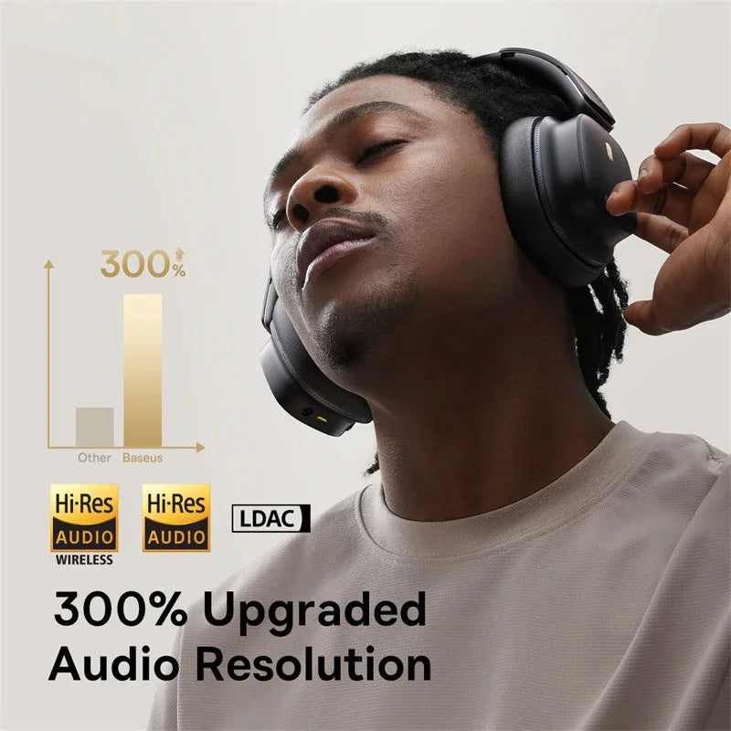 Trendbay Wireless Over-Ear Headphones with Spatial Audio