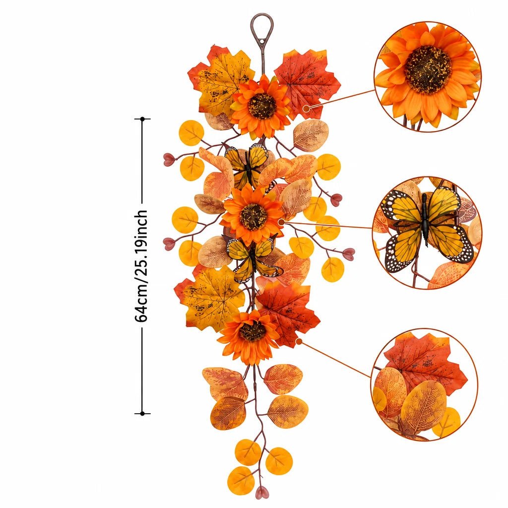 Trendbay 64cm Thanksgiving Autumn Vine Garland
