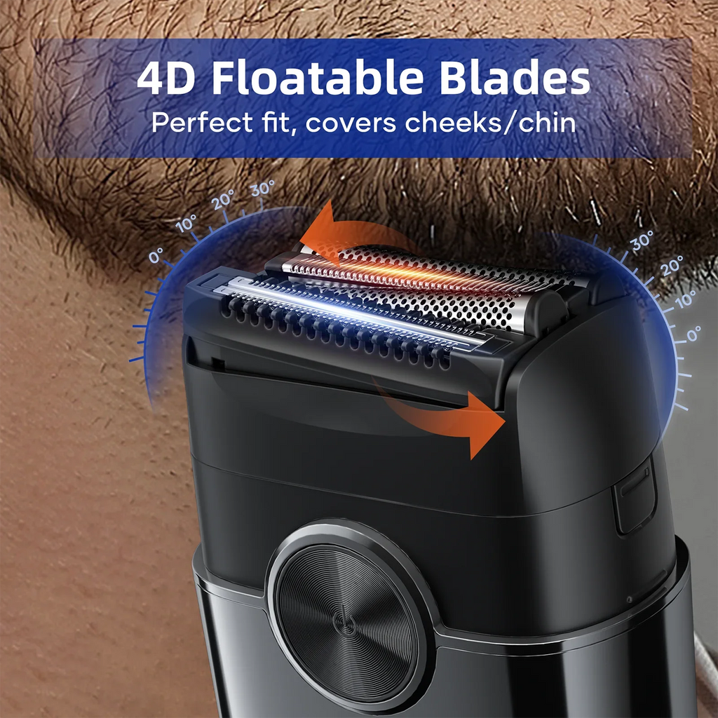 Trendbay 4D Floating Blade Mini Electric Shaver for Men