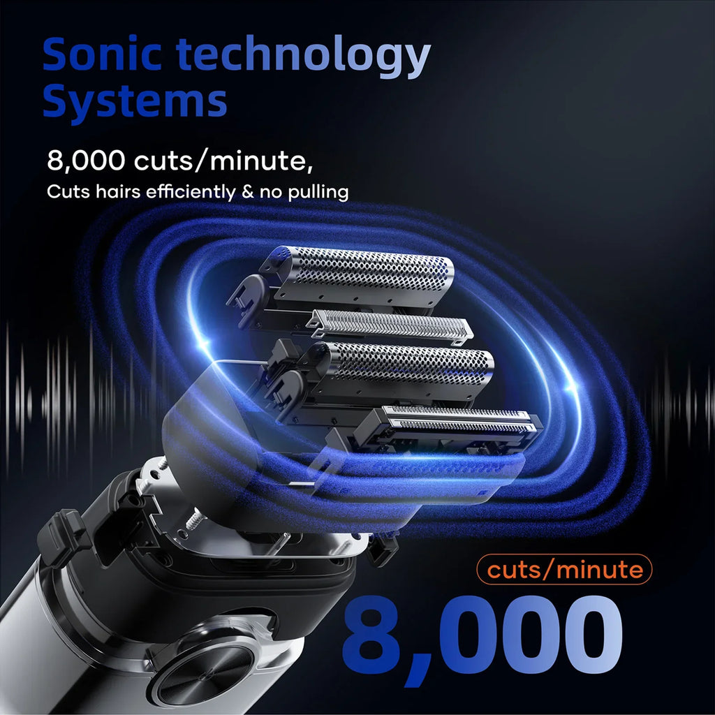 Trendbay 4D Floating Blade Mini Electric Shaver for Men