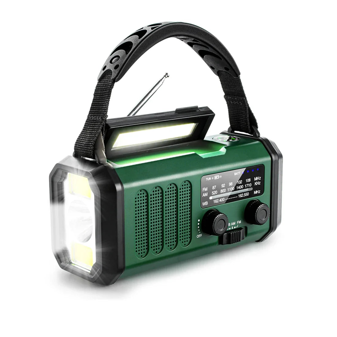 Trendbay 10000mAh Emergency Solar Hand Crank Radio