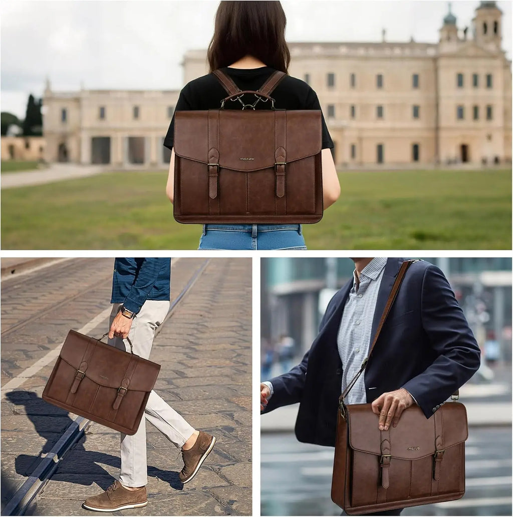 Trendbay Vintage Laptop Messenger Bag