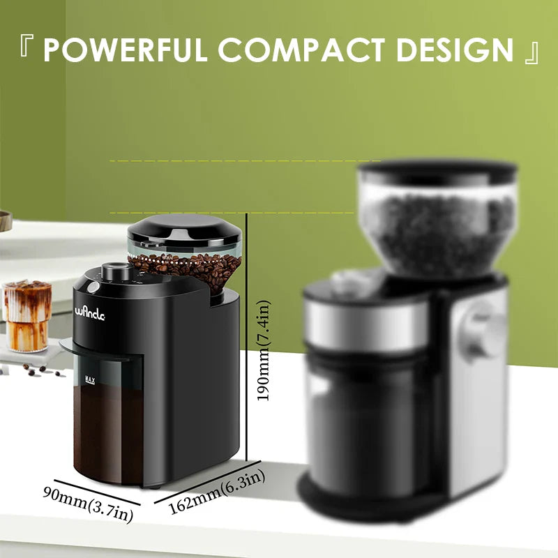 Trendbay Electric Burr Coffee Grinder with 28 Grind Settings