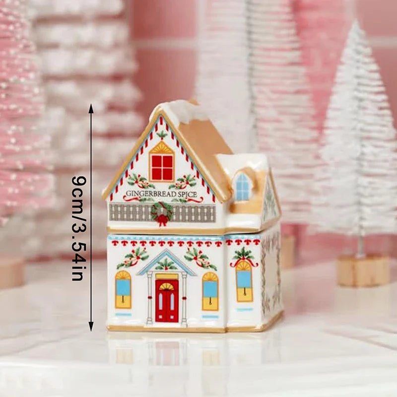 Trendbay Mini Christmas Gingerbread House Spice Jar Set