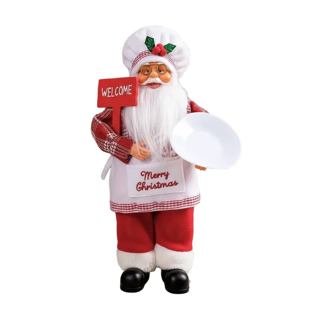 Trendbay 30CM Christmas Santa Claus Plush Doll