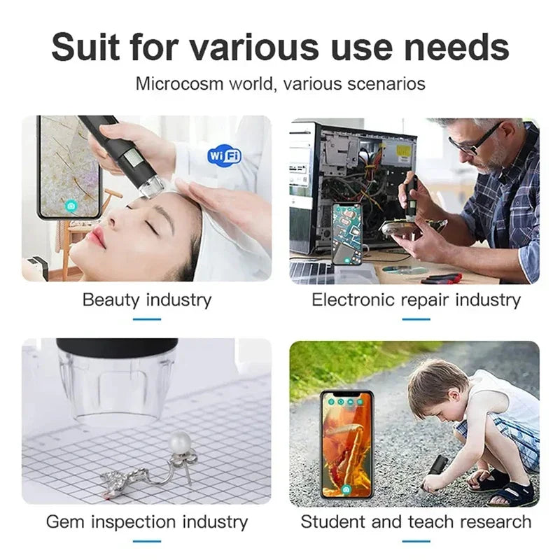 Trendbay Wireless 1000X Scalp & Skin Analyzer Microscope