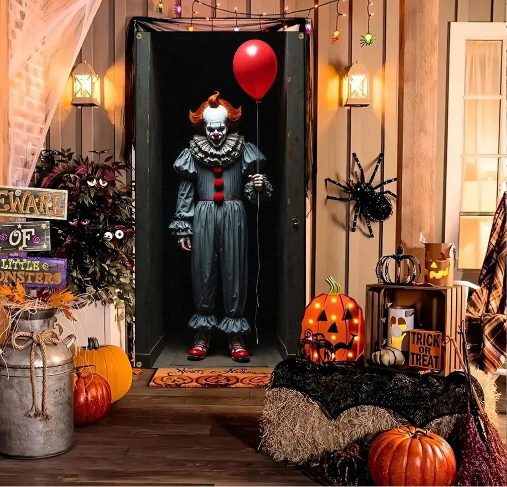 Trendbay Joker Pennywise Door Curtain Banner – 2D