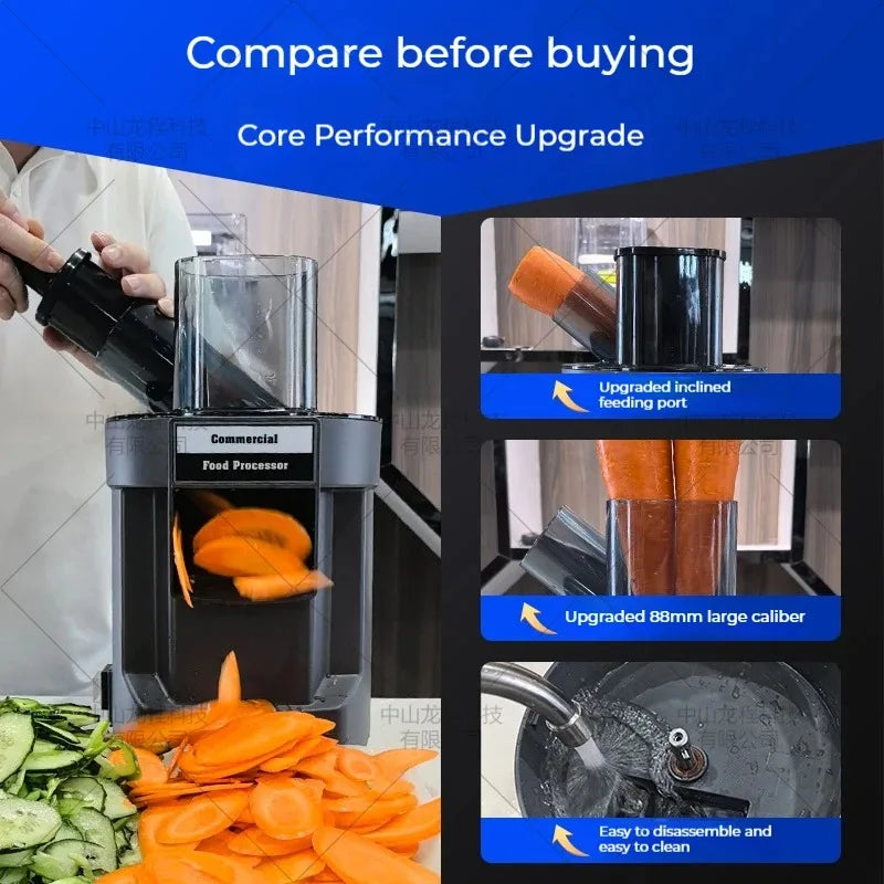 Trendbay Electric Vegetable Chopper & Slicer Food Processor 220V