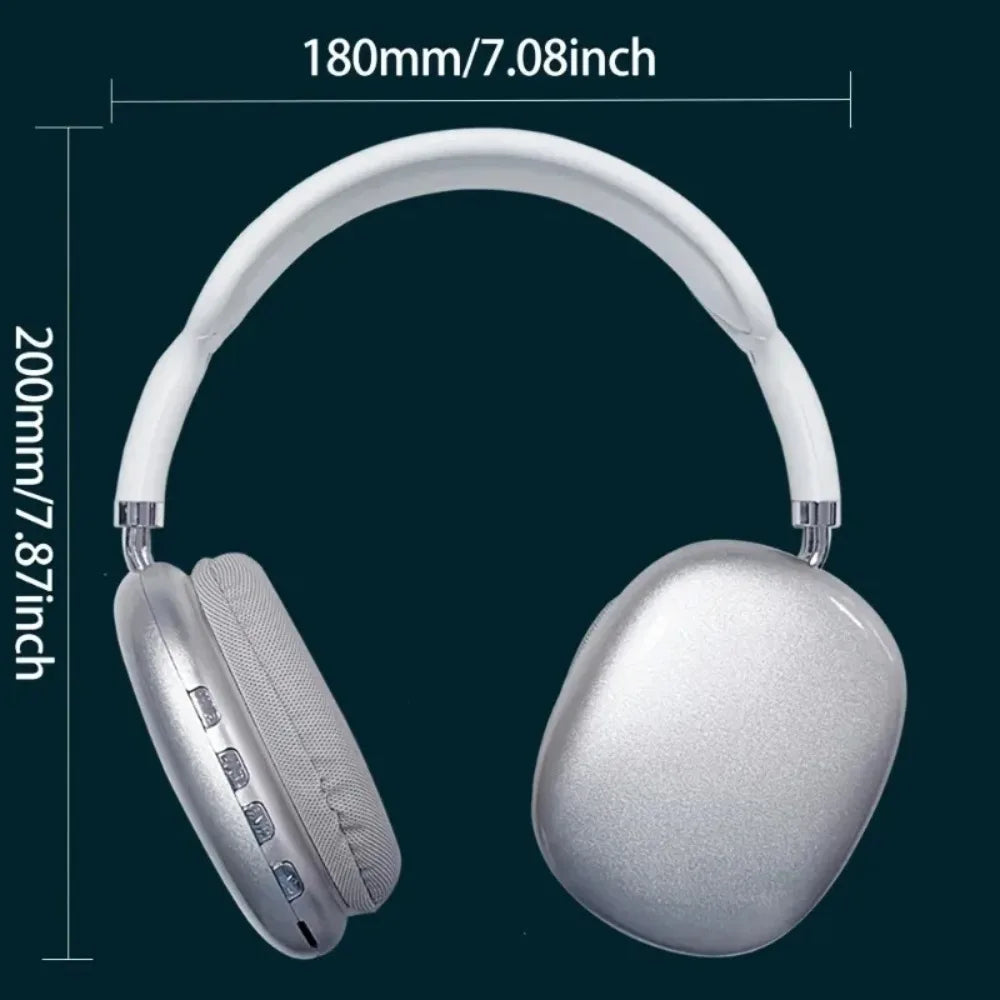 Trendbay Wireless Bluetooth Over-Ear Headphones White