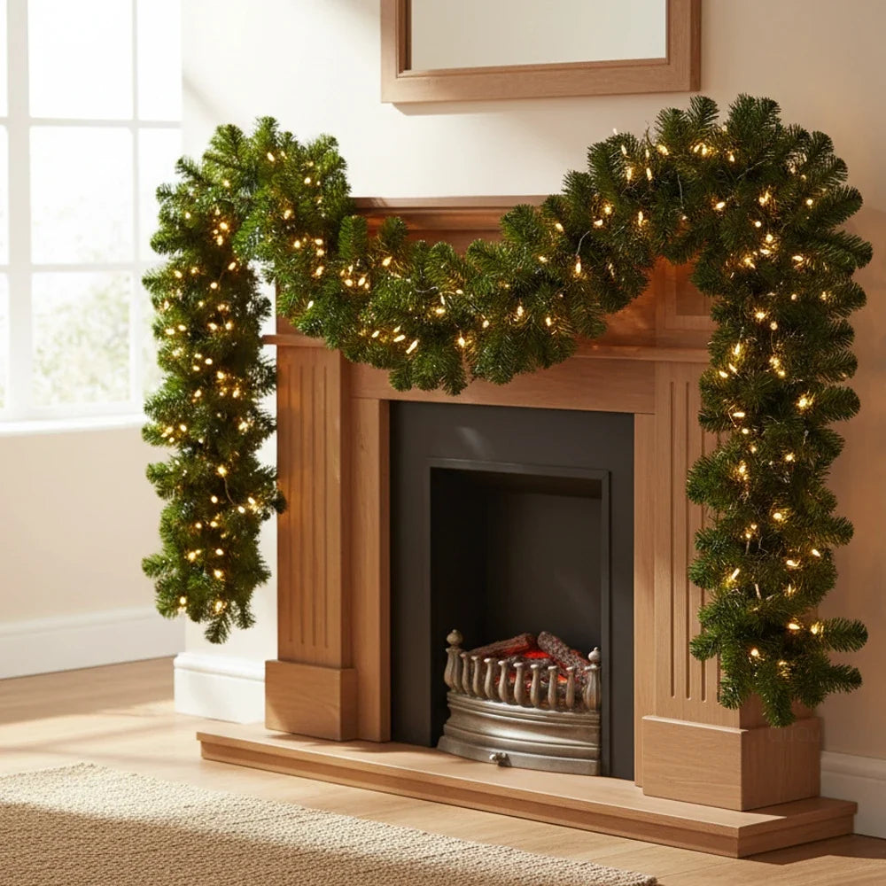 Trendbay 2.7M Christmas Garland with LED Lights