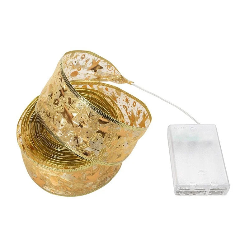 Trendbay Christmas Ribbon Fairy Lights 2M 20-LED