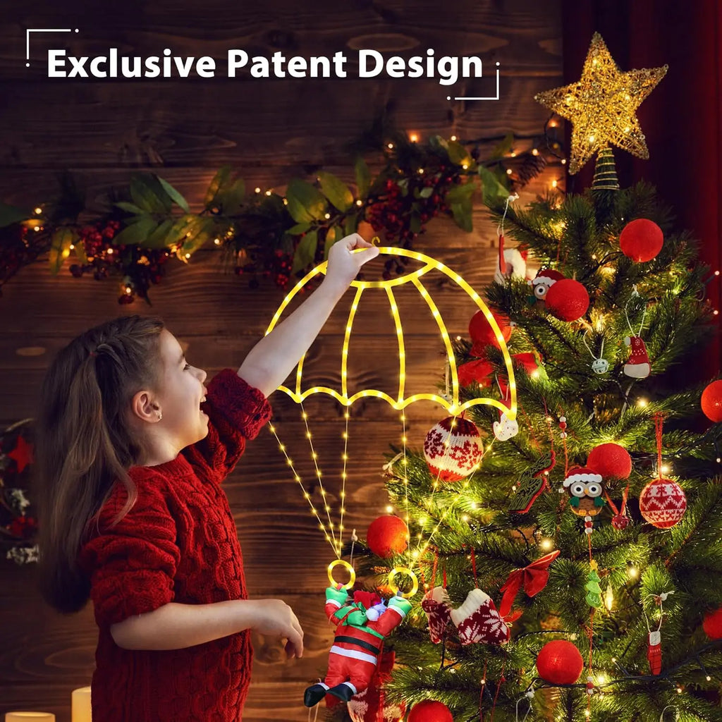 Trendbay LED Santa Claus Parachute Lights