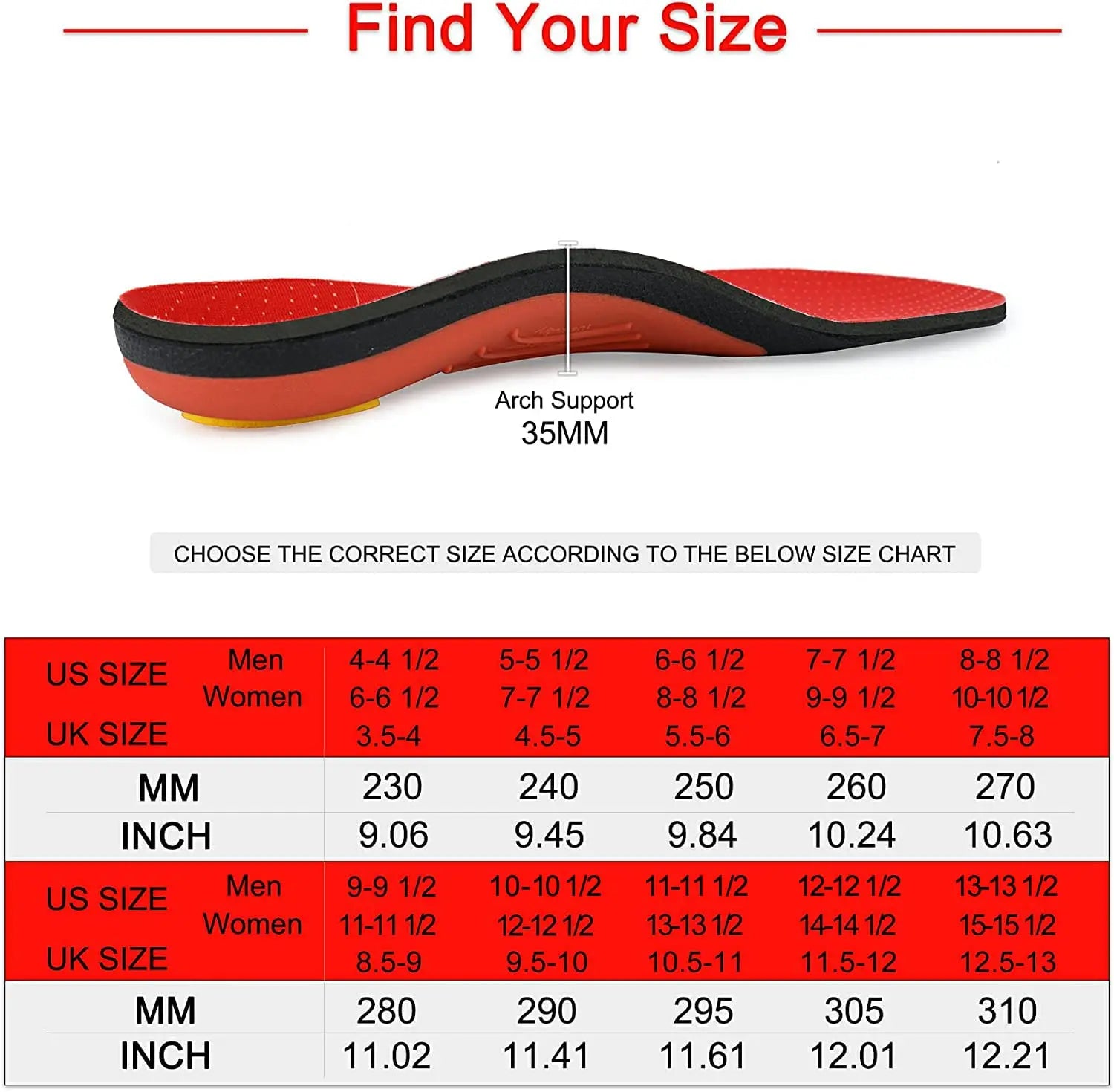 Trendbay Orthopedic Sport Insoles