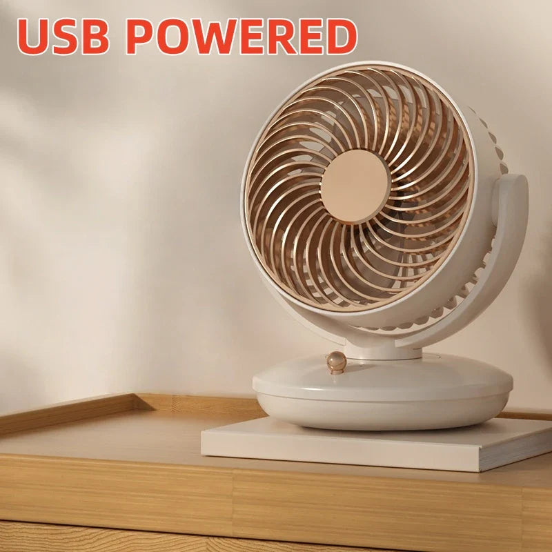 Trendbay 6-Inch USB Plug-In Desktop Fan