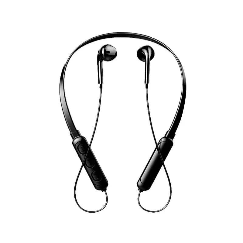 Trendbay Wireless 9D Bluetooth Neckband Headset Black