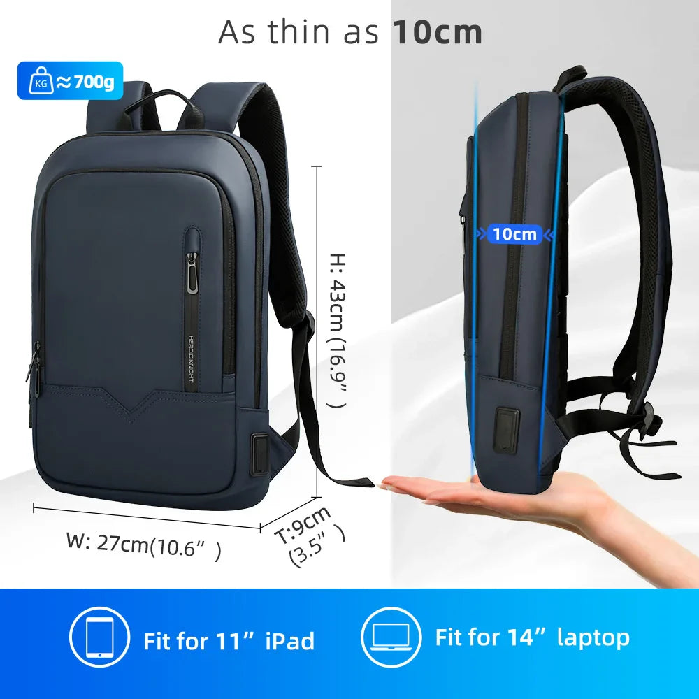 Trendbay Slim Waterproof Laptop Backpack 15.6