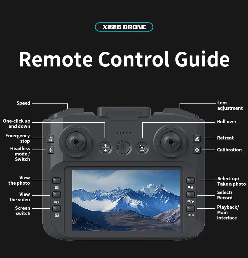 Trendbay Mini 8K Dual Camera Drone with Remote Control