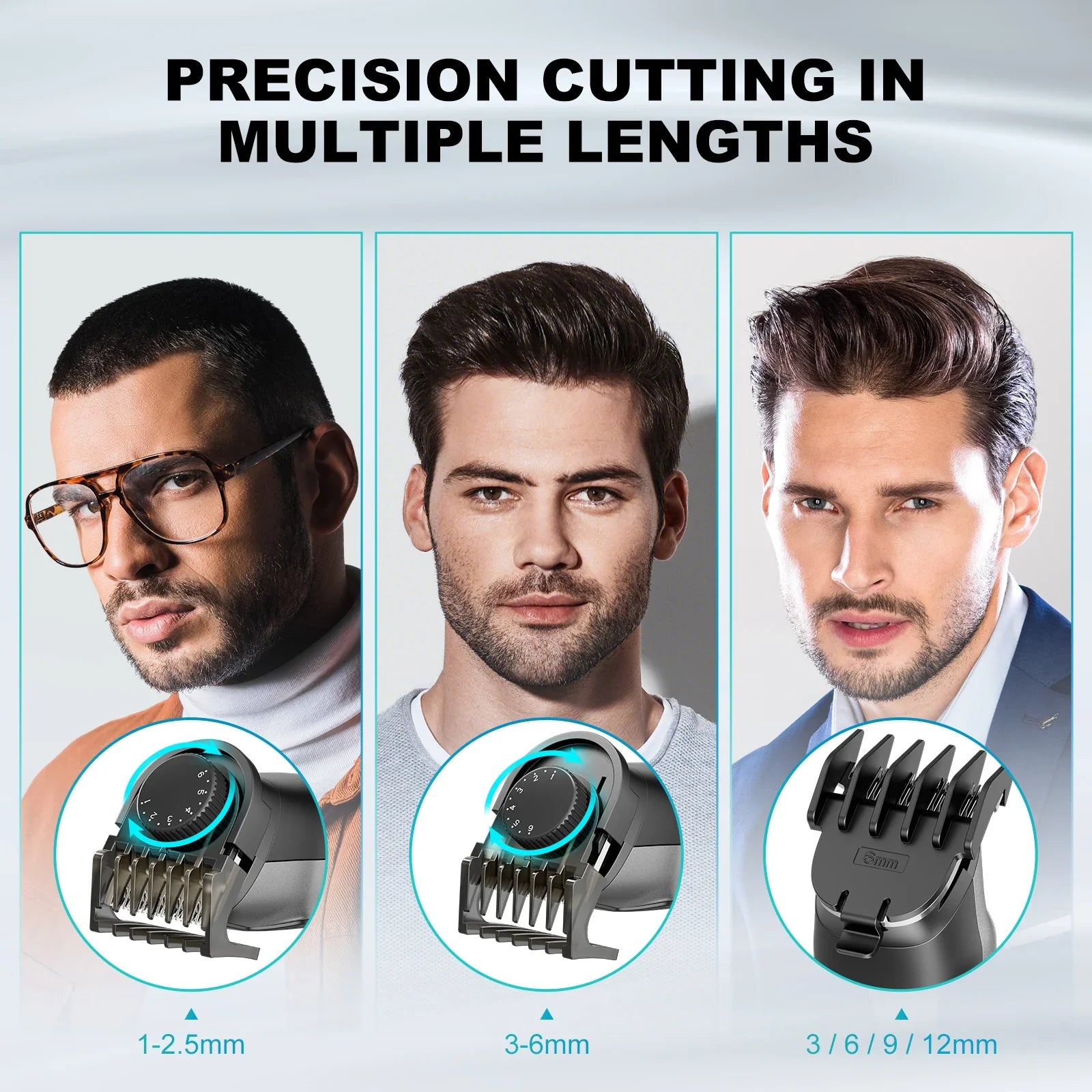 Trendbay 4-In-1 Cordless Hair Clipper Grooming Kit