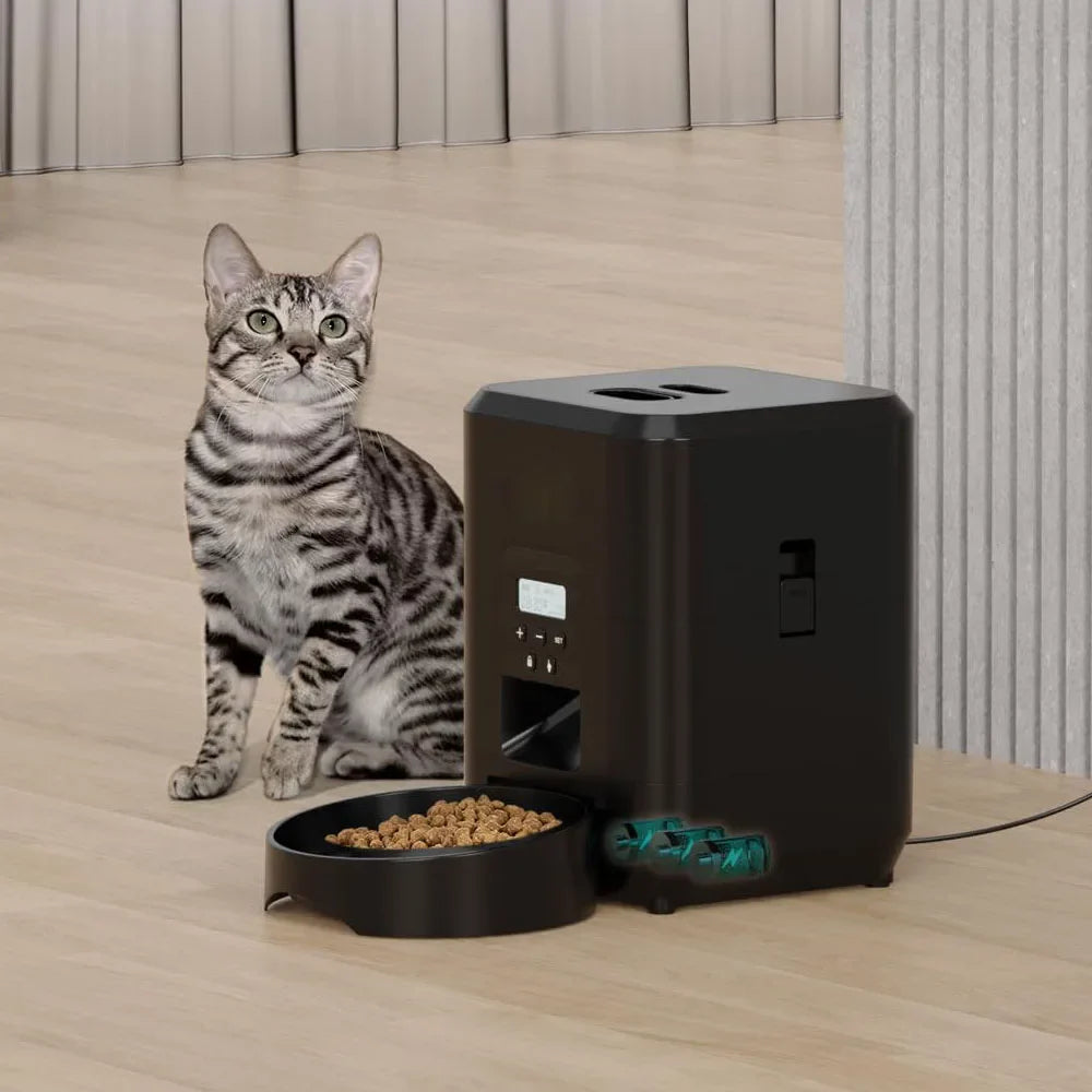 Trendbay Smart Pet Feeder – Automatic Timed Cat & Dog Food Dispenser with Portion Control