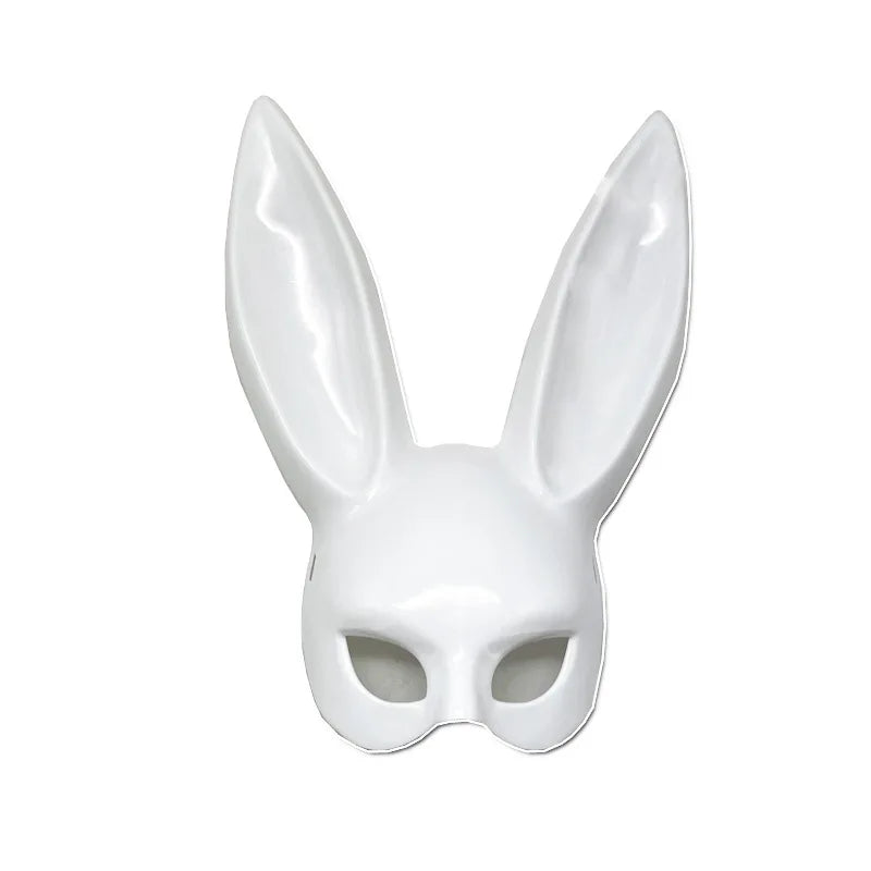 Trendbay White Rabbit Long-Ear Half Face Mask – Bunny Ear