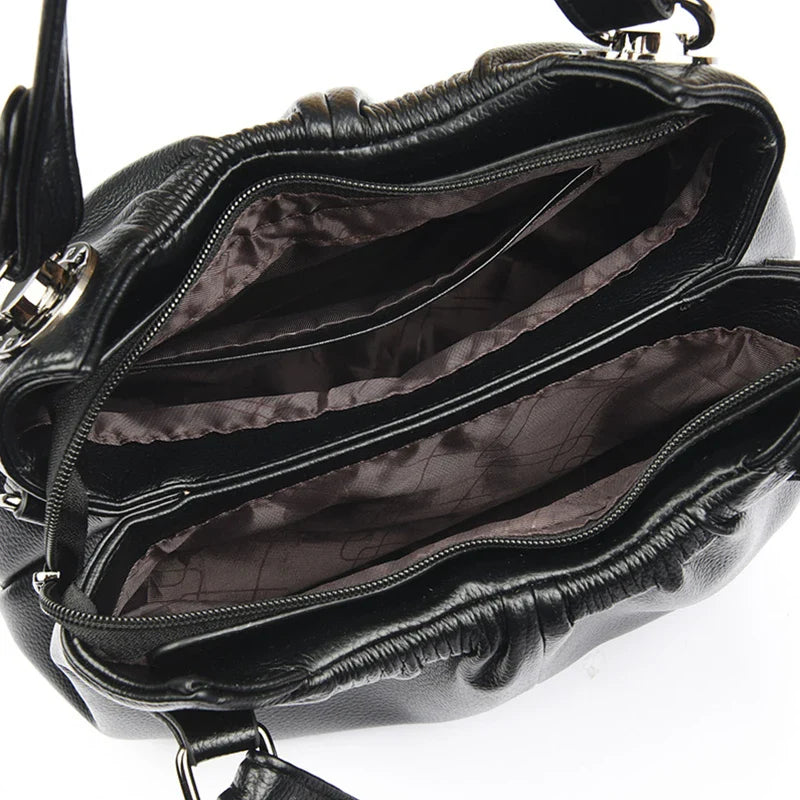 Trendbay Genuine Leather Crossbody Handbag