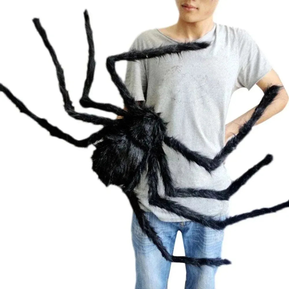 Trendbay Large Plush Halloween Spider Decoration