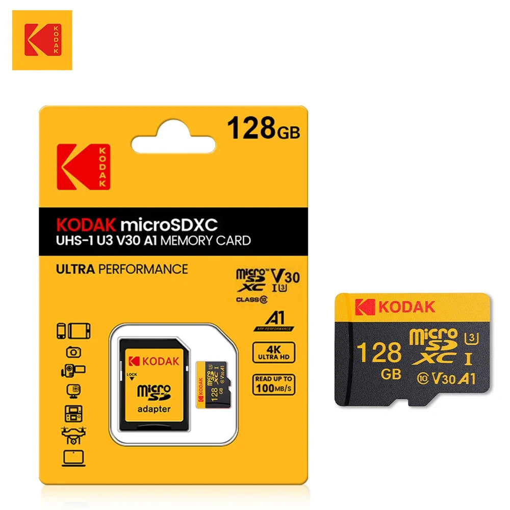 Trendbay 128GB MicroSD Memory Card U3 Class 10 Up to 100MB/s