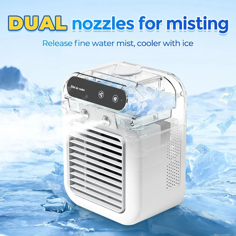 Trendbay Portable Mini Air Conditioner Fan with Humidifier