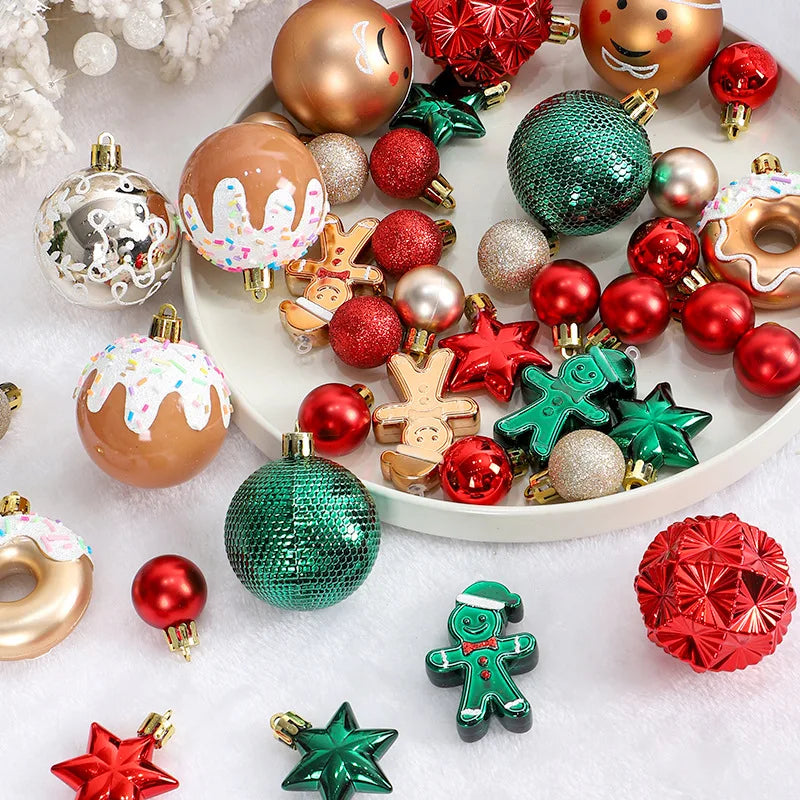 Trendbay 42PCS Christmas Ball Ornament Set