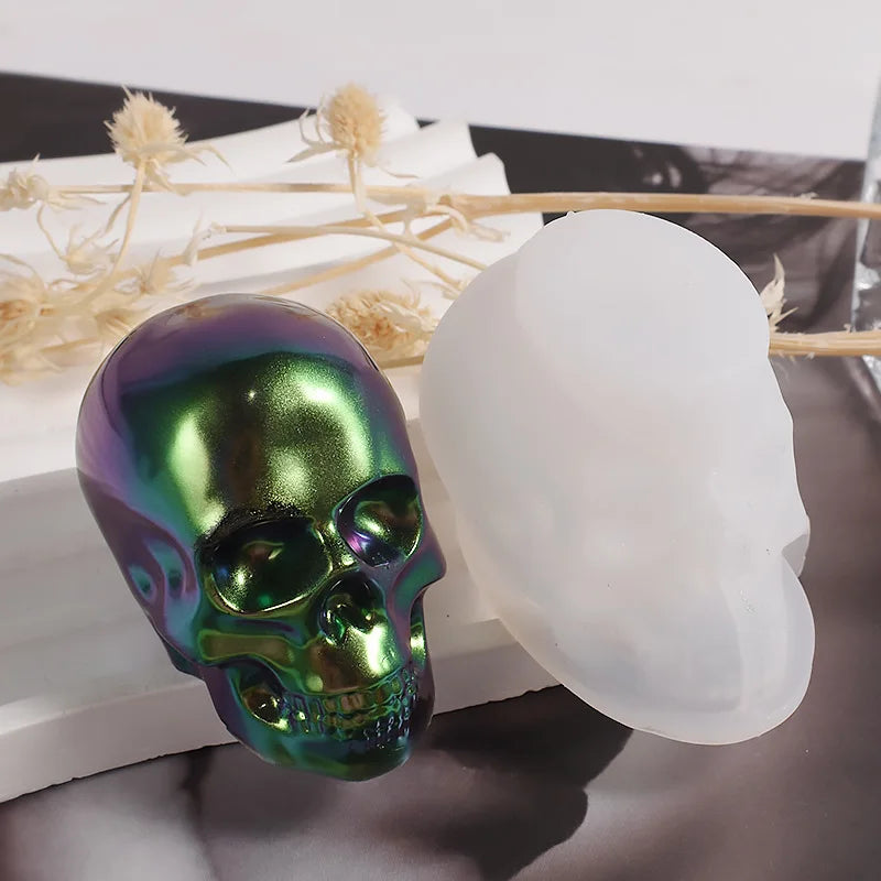 Trendbay Large 3D Skeleton Head Silicone DIY Mold