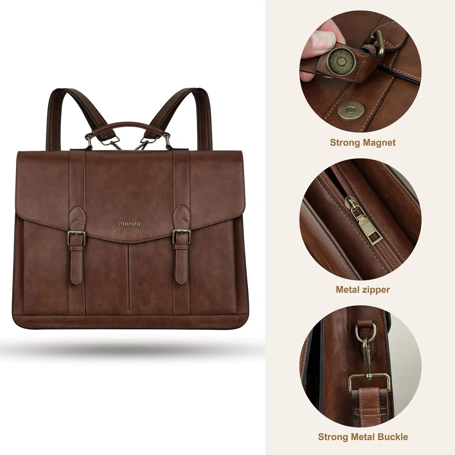 Trendbay Vintage Laptop Messenger Bag