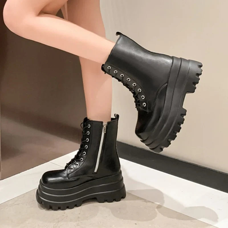 Trendbay Women's Platform Ankle Boots